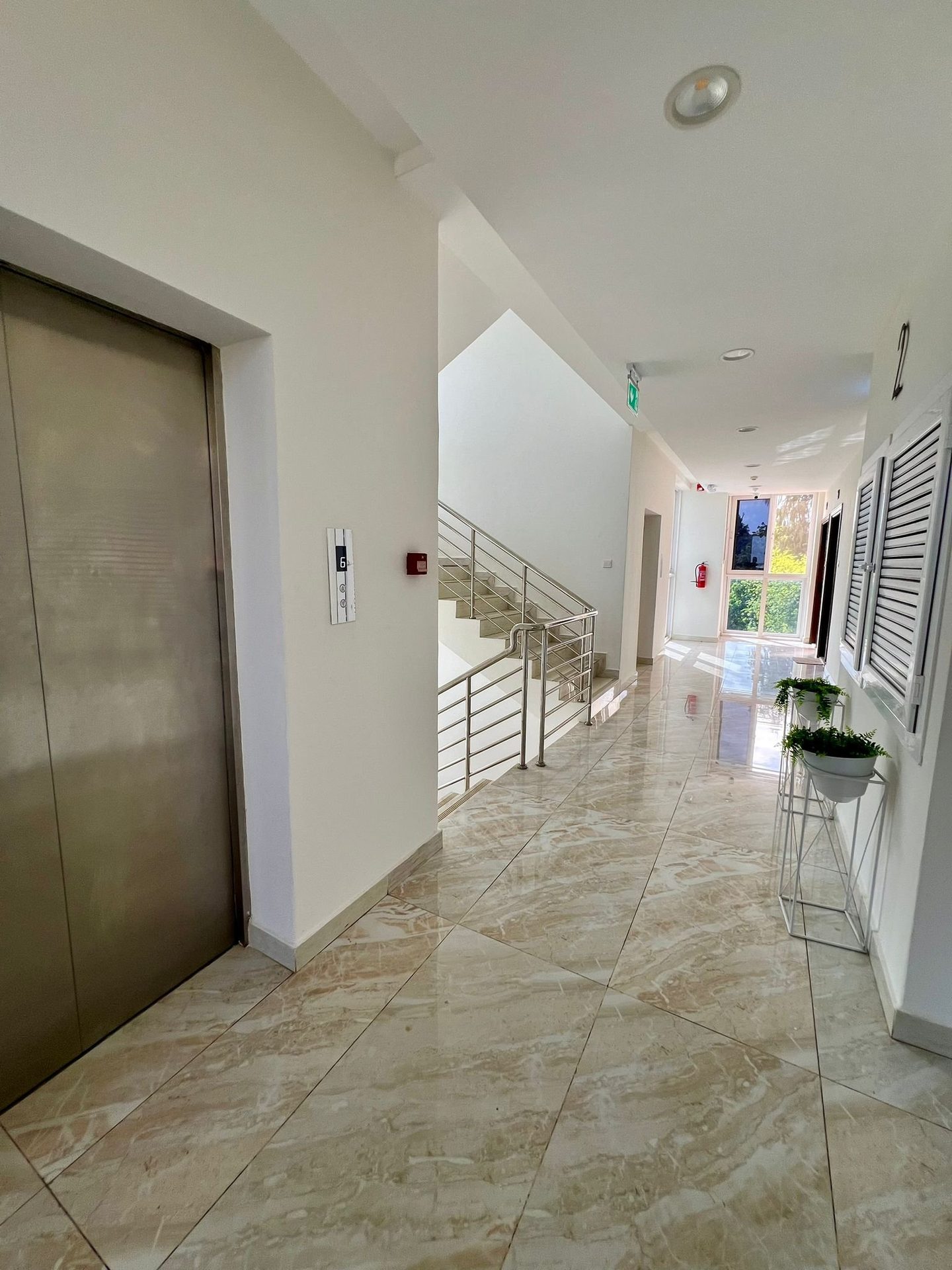 Elevator lobby