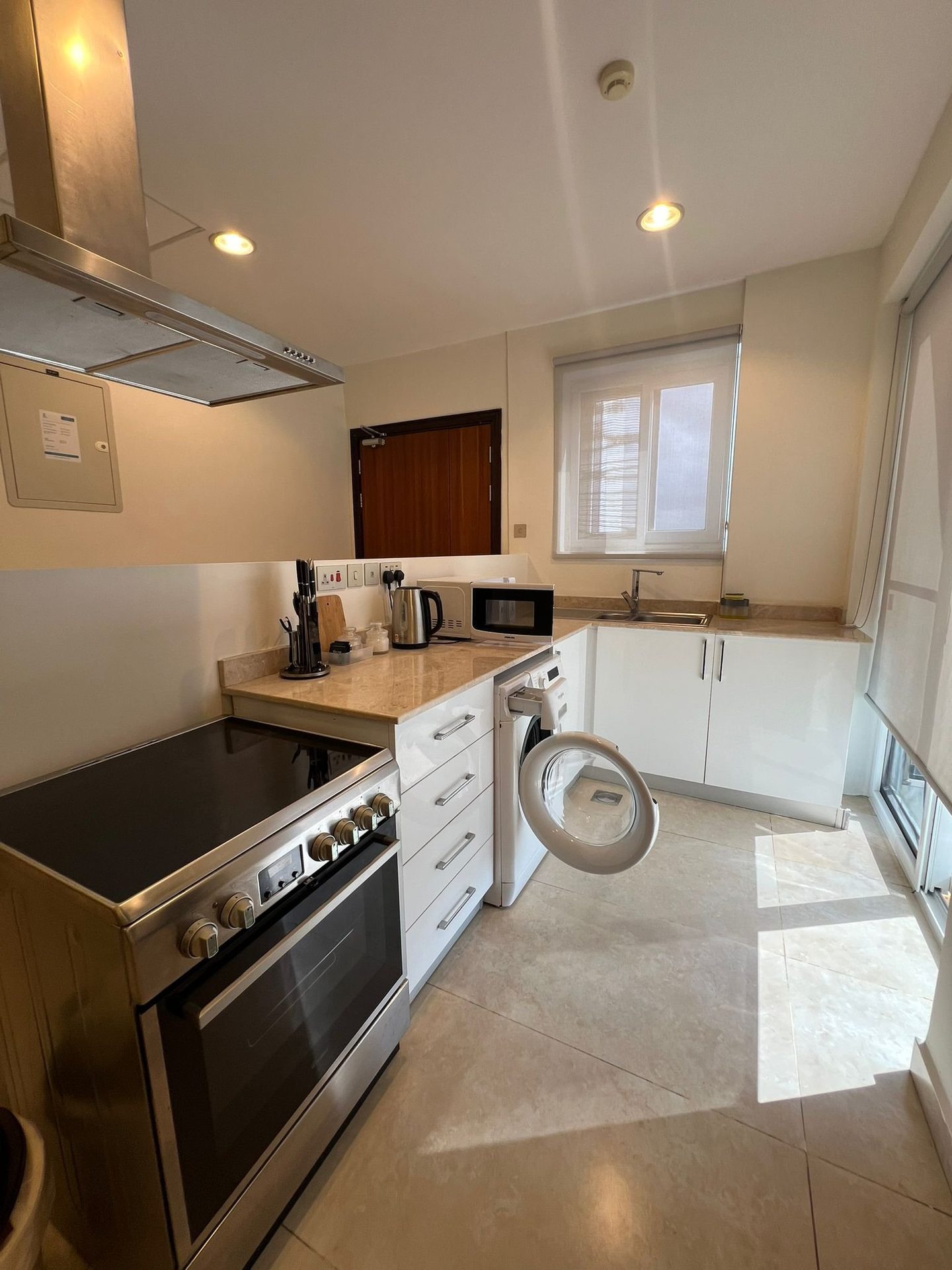 Kitchen — cooking & laundry